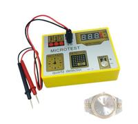 WHIPIN 20 Quartz Watch Movement Tester, Multifunction Watch Battery Tester with LED Indicator, Professional Watches Repair Tool, for Accurate Battery Measurement and Demagnetization