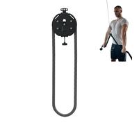 WHIPIN Endless Rope Trainer, Pull Rope Fitness Ropes Training, Knob Type Resistance Adjustment, Cable Pulley System, Home Gym Equipment, for Muscle Endurance, Aerobic Exercise Training