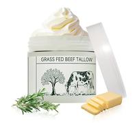 Whipped Beef Tallow Balm for Skin-Unscented Face Moisturizer -Natural Grass-Fed Beef Tallow Cream-Deep Moisturizing & Repair for Dry,Sensitive Skin - Face & Body Cream