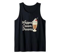 Whipped Cream Dreams Funny Dessert Soda Float Tank Top