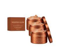 Whipped Glow Body Butter, Pearlescent Body Moisturiser with Crushed Beads, Shea Butter and Marshmallow Extract for a Soft, Radiant Finish on Arms, Legs and Shoulders