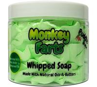 Whipped Soap Body Wash - 150g - Natural Oils and Butters - Various Scents - Vegan Friendly - Puddle of Wax - Made in the UK (Monkey Farts)