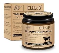 Whipped Tallow Cream for Face & Body - 100% Grass-Fed Beef Tallow, Natural Honey & Beeswax Moisturizer, Deep Hydration & Nourishment, Oil-Free & Unscented, Fast Absorbing
