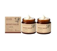 Whipped Tallow Cream For Face & Body - 100% Natural Grass-Fed Beef Tallow Face Cream Nourishing for Soft, Honey & Beeswax Moisturizer, Smooth Skin- Light Scent, Moisturizing Natural Formula (2Pc)