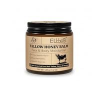Whipped Tallow Cream For Face & Body - Grass-fed Beef Tallow With Natural Honey & Beeswax - Deep Hydration Oil-free Moisturiser For All Skin - 120g Unscented Fast Absorbing