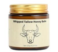 Whipped Tallow Honey Balm, Lightweight Moisturizer, with Vitamins A, D, E, K for Dry Sensitive Skin