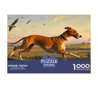 Whippet 1000 Pieces Jigsaw Puzzles For Adults Educational Games Stress Relieving Entertainment Exercise The Memory of The Brain for Family Decorations 38x26cm/1000pcs