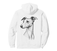 Whippet and Greyhound Dog Lover Pullover Hoodie