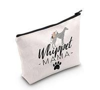 Whippet Dog Owner Gift for Her Whippet Lover Gift Whippet Mom Makeup Bag (Whippet Mama UK)