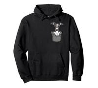 Whippet in Pocket Cute Dog Lover Owner Pullover Hoodie