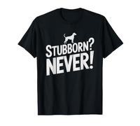 Whippet Owner Knows Look Sighthound Stubbornness Stubborn T-Shirt