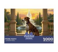 Whippet1000Piece JigsawPuzzlesanimal ForAdult Colourful Brainteasing Age12+byth EducationalGame Uncover The Puzzle 38x26cm/1000pcs