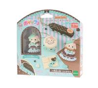 Whipple Epoch W-170 Character Sylvanian Family Whip Keychain Kit (Chocolate Mint) Ages 8 and Up Toy Decoration, Patissier Making Toy