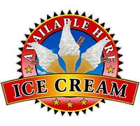 Whippy Ice Cream Sold Here Sticker - Catering Sign Window Decal Cafe Restaurant Van Trailer (Small 150 x 195mm)