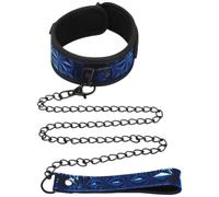 Whipsmart Diamond Collection Collar & Leash Set Blue