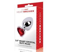 Whipsmart Heartbreaker Metal Butt Plug Large Silver
