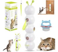 Whirlie Cat Toy, Happy Luna Cat Toy, Caterpillar Smart cat toys, Smart Motion cat toys with Worm Design for Indoor Cats (1PCS)