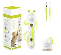 Whirlie Cat Toy, Happy Luna Cat Toy, smart motion Cats Toys With Worm Design, caterpillar Smart Cats Toys, Interactive Kitity Toy For Indoor Wall, Door And Window Installation (1 PCS)