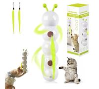 Whirlie Cat Toy - Smart Motion Cat Toy with Worm Design for Indoor Cats, Happy Luna Cat Toys, Interactive Automatic Kitten Plaything, Fun Exercise for Bored Felines (1pcs)