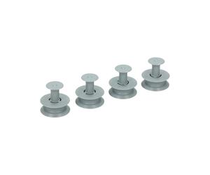 Whirlpool 481252888113 Upper Basket Castor Kit x4 Dia 24 for Dishwasher