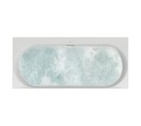 Whirlpool Bath rectangular Villeroy and Boch Loop & Friends OVAL 1700x750x465mm Stone White HYDROPOOL ENTRY, Left corner