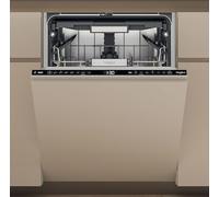 Whirlpool Fully Integrated Standard Dishwasher - Black with Fixed Door Fixing Kit - C Rated
