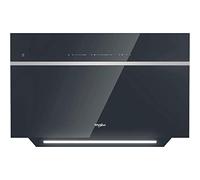Whirlpool W Collection WHVS90FLTCK Wifi Connected 90 cm Chimney Cooker Hood - Black