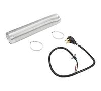 Whirlpool W10182830RB Dryer Installation Kit with 4-Feet Dryer Power Cord, 4 Wire, 8-Feet Vent and 2 Clamps