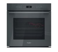Whirlpool WOI78FPT1SBA Built-In Electric Single Oven 73L Pyrolytic & Hydrolytic Self-Cleaning Black with Electronic Controls, Automatic Programmes & Food Probe
