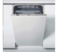 Whirlpool WSIC3M27CUKN Fully Integrated Slimline Dishwasher - Stainless Steel Control Panel