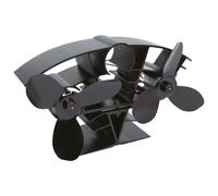 Whirlwind Twin Stove Fan Valiant Black One Size