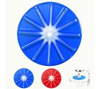 Whisk Cleaning Wiper Kitchen-Aids - Anti-Splatter Silicone Baffle for 6-Wire Whisks, Blender-Cream Scraper Accessory, Perfect Fit for 4.5qt and 5qt Tilt-Head Mixers, Easy for Home Bakers (Blue)