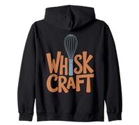 Whisk Craft Bake Cooking Baker Culinary Food Chef Baking Zip Hoodie