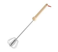Whisk for Eggs, Stainless Steel Stirrer, Semi-Automatic Kitchen Stirrer, for Mixing, Whisking, Beating and Stirring in the Kitchen when Baking, Cooking and Cakes