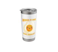 Whisk It for The Biscuit Funny Egg Pun Cook Stainless Steel Insulated Tumbler