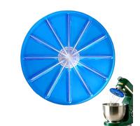 Whisk Scraper, Blue Round Stand Mixer Whisk Scrapers, Kitchenaid Accessories, Mixing Bowl Wiper Attachment, Easy Cleaning, Stand Pouring Shield, Multi-Purpose Kitchen Tool Mixer Splatter Guard