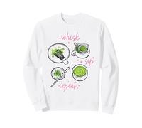 Whisk Sip Repeat Matcha Green Tea Aesthetic Cafe Ritual Art Sweatshirt