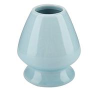 Whisk Stand Holder Ceramic Tea Whisk Holder Chasen Stand for Bamboo Whisk Japanese Tea Ceremony Accessories Tea Set(Blue)