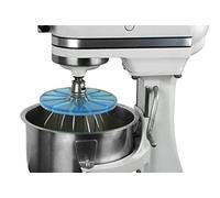 Whisk Wiper® PRO for Bowl-Lift Stand Mixers - Mix Without The Mess - The Ultimate Stand Mixer Accessory - Compatible with KitchenAid Bowl-Lift Stand Mixers Using a 6-Wire Whisk (Color: Glass Blue)