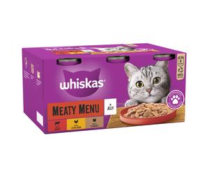 Whiskas 1+ Cans Saver Pack 24 x 400g - Meaty Menu in Jelly