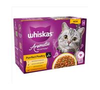 Whiskas 1+ Aromatic Selection Poultry in Gravy - 12 x 85g