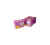 WHISKAS 1+ Cat Pouches Poultry Feasts in Gravy 4x12x85g