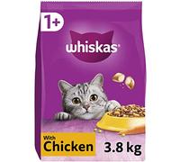 Whiskas 1+ Cat Complete Dry Food with Chicken - 3.8kg