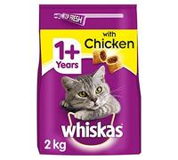 Whiskas 1+ Cat Complete Dry Cat Food - Chicken - 2kg
