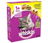 Whiskas 1+ - Dry Cat Food for Adult Cats - with Chicken - 825 g