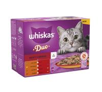 Whiskas 1+ Duo Meaty Combos in Jelly Wet Adult Cat Food 85g x 48