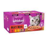 Whiskas 1+ Meaty Menu Tins In Jelly 6x400g - Size: 6 x 400g
