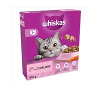 Whiskas 1+ Salmon Adult Dry Cat Food 800g