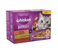 Whiskas 1+ Pouches Multibuy 48 x 85g - Tasty Mix Country Collection in Gravy