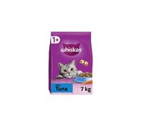Whiskas 1+ Tuna 7kg Bag, Adult Cat Dry Food - Pack may vary